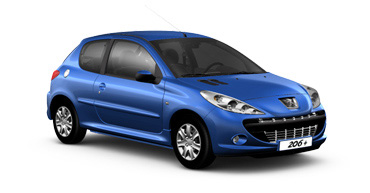 Peugeot 206+, Berline 3 portes