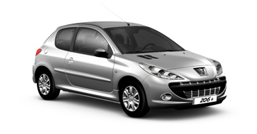 Peugeot 206+, Berline 3 portes